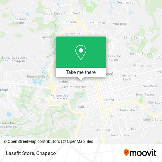 Lassfit Store map