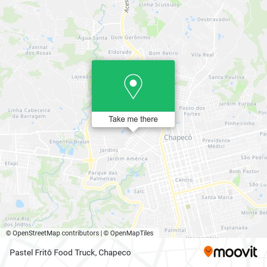 Pastel Fritô Food Truck map