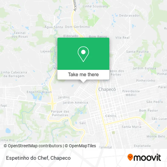 Espetinho do Chef map