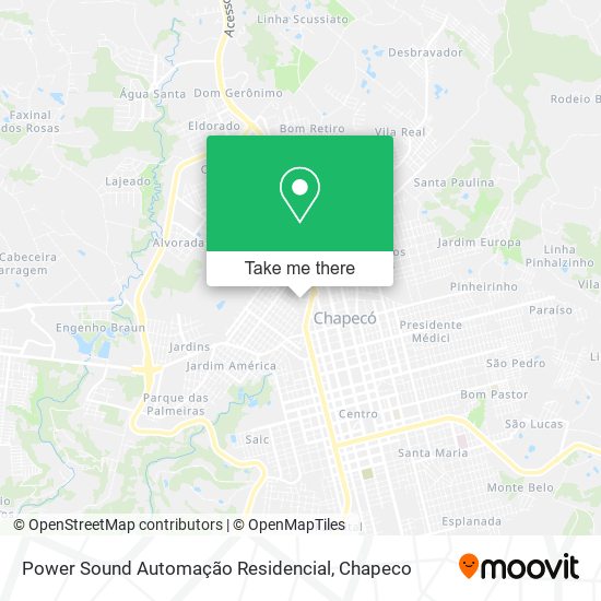 Power Sound Automação Residencial map