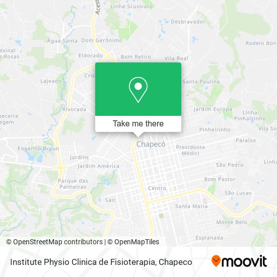 Institute Physio Clinica de Fisioterapia map