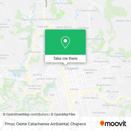 Pmsc Oeste Catarinense Ambiental map