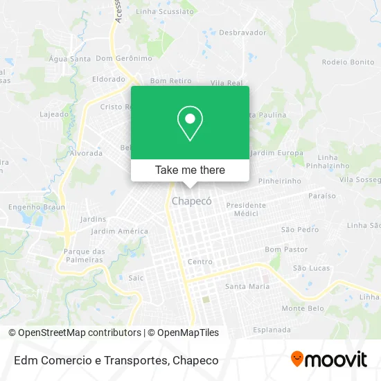 Edm Comercio e Transportes map