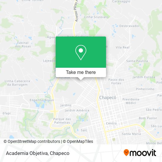 Academia Objetiva map