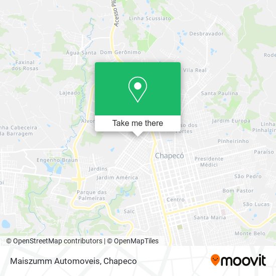 Mapa Maiszumm Automoveis