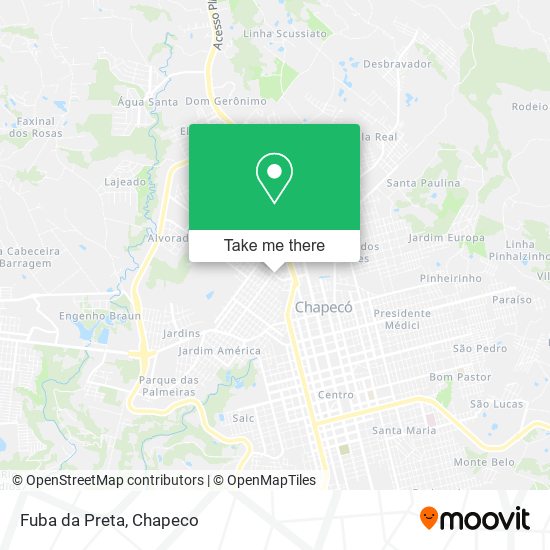 Fuba da Preta map