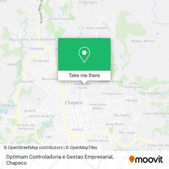 Optimum Controladoria e Gestao Empresarial map