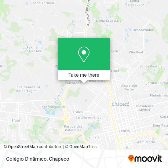 Colégio Dinâmico map