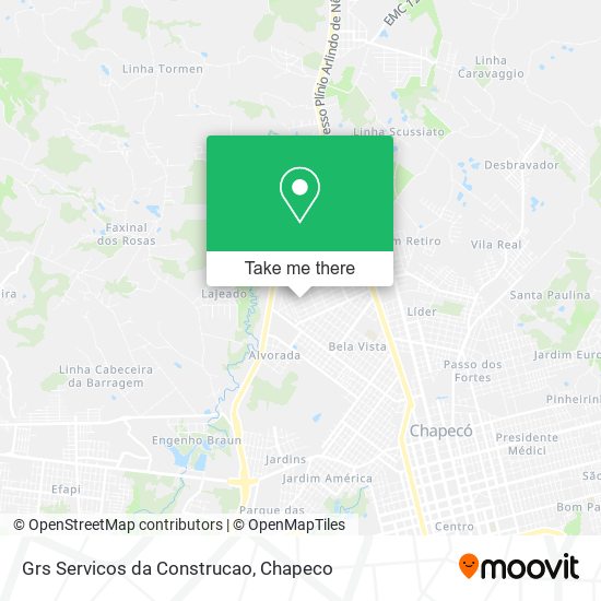 Grs Servicos da Construcao map