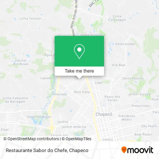 Restaurante Sabor do Chefe map