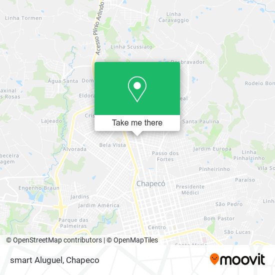 Mapa smart Aluguel