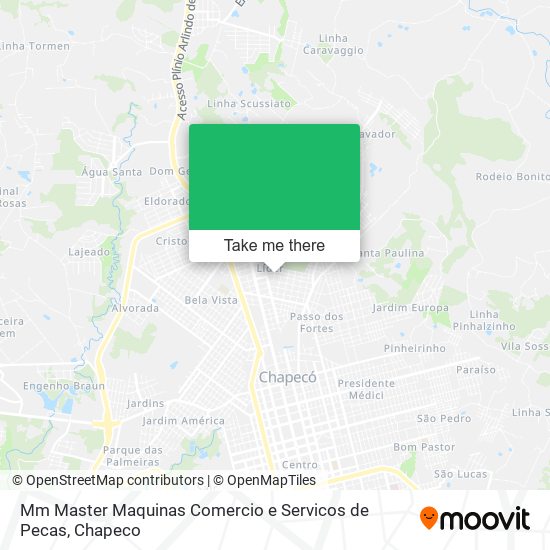 Mm Master Maquinas Comercio e Servicos de Pecas map