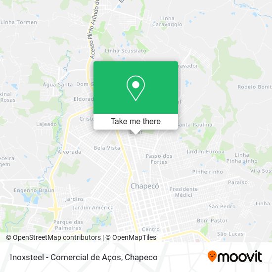 Inoxsteel - Comercial de Aços map