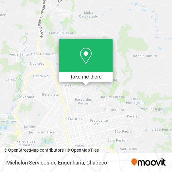 Michelon Servicos de Engenharia map