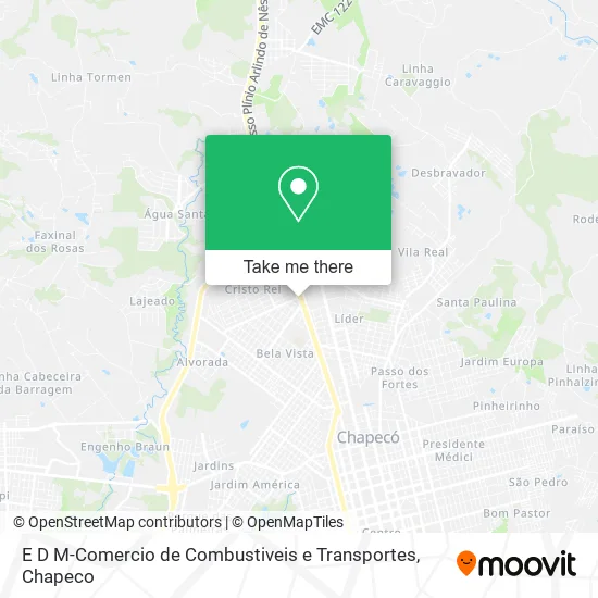 E D M-Comercio de Combustiveis e Transportes map