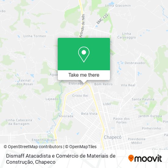 Dismaff Atacadista e Comércio de Materiais de Construção map
