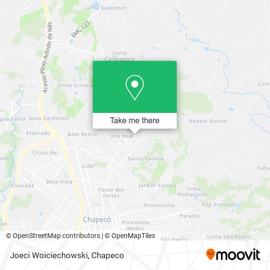 Joeci Woiciechowski map