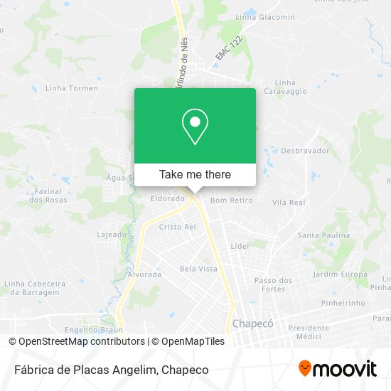 Fábrica de Placas Angelim map