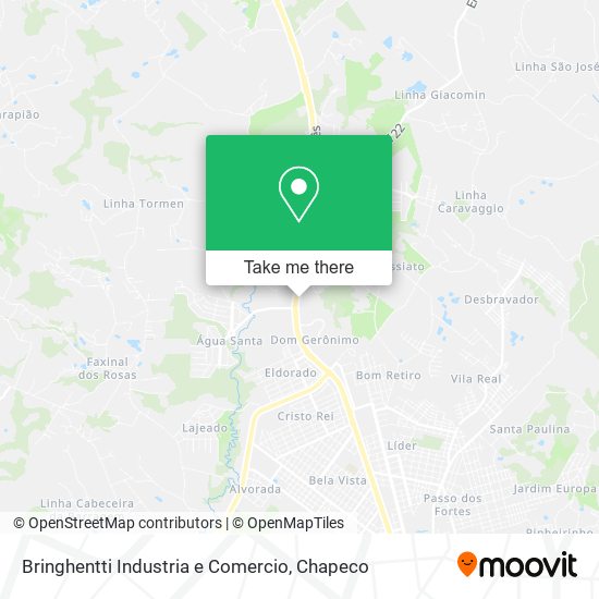 Bringhentti Industria e Comercio map