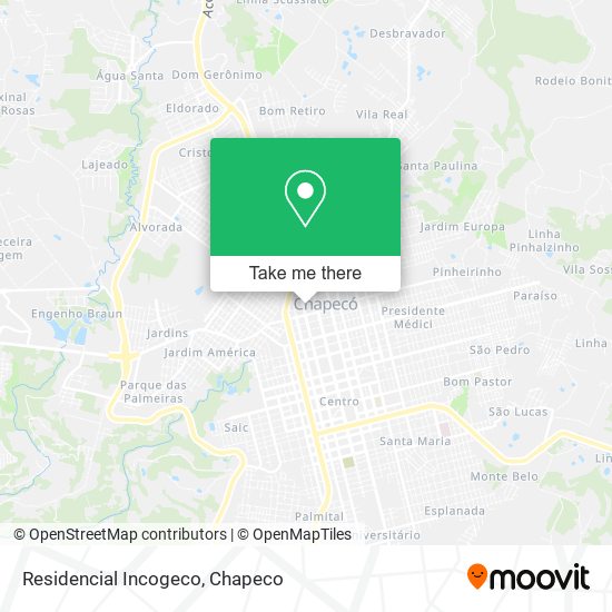 Residencial Incogeco map