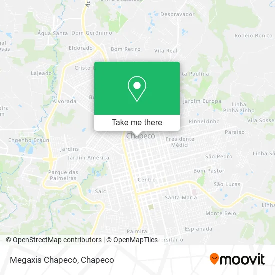 Megaxis Chapecó map