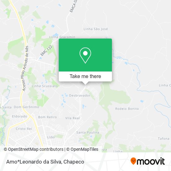 Amo*Leonardo da Silva map