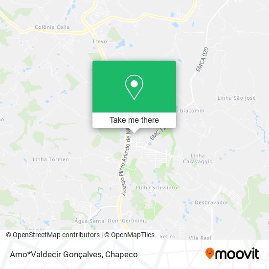 Amo*Valdecir Gonçalves map