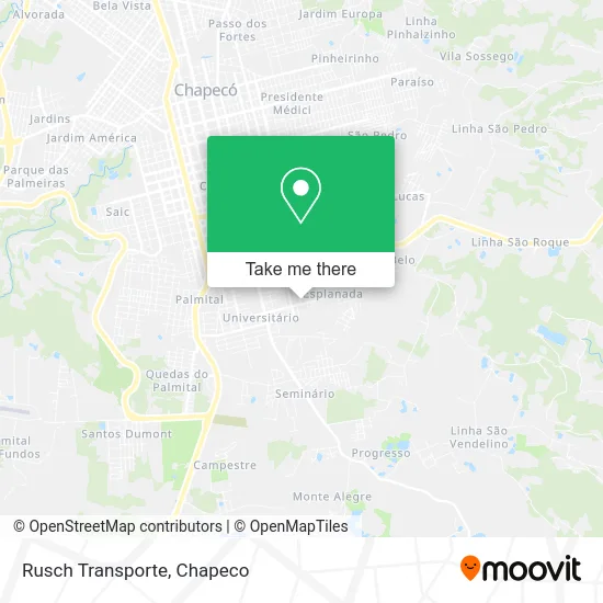 Rusch Transporte map