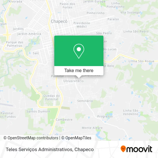 Teles Serviços Administrativos map