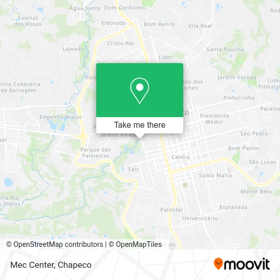 Mec Center map