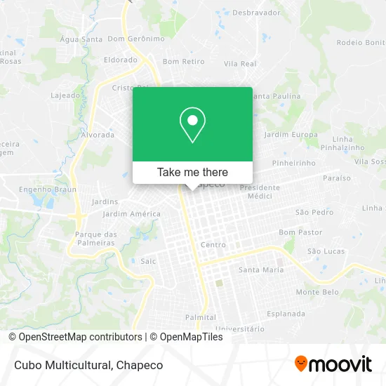 Cubo Multicultural map