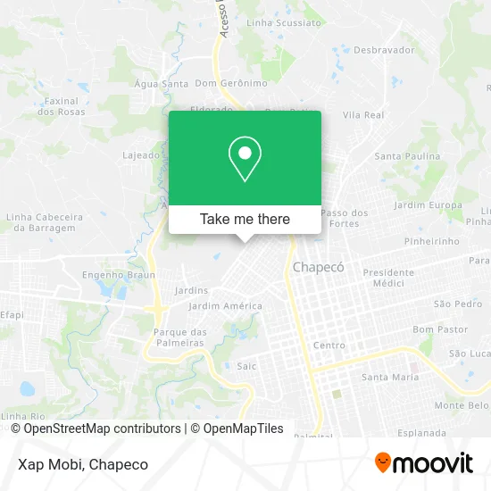 Xap Mobi map