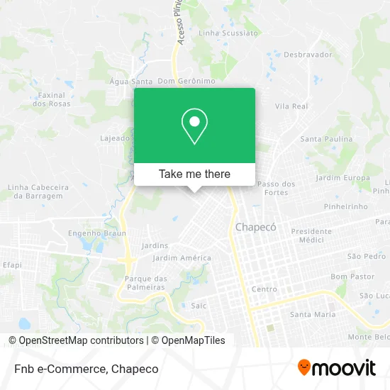 Fnb e-Commerce map
