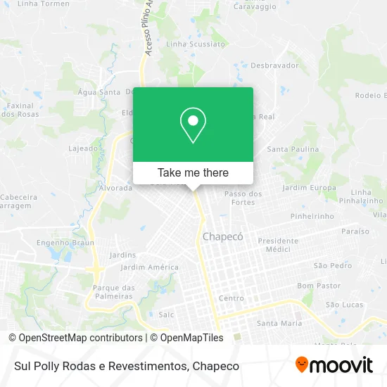 Sul Polly Rodas e Revestimentos map