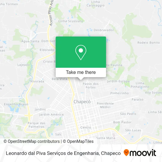 Leonardo dal Piva Serviços de Engenharia map