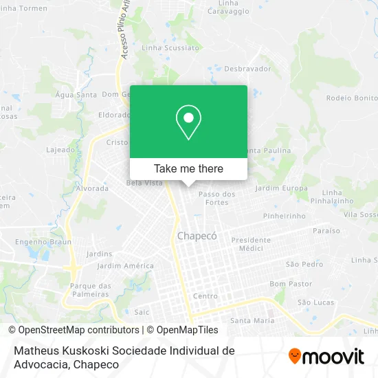 Matheus Kuskoski Sociedade Individual de Advocacia map