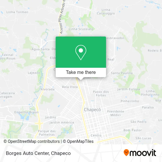 Borges Auto Center map