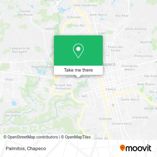 Palmitos map