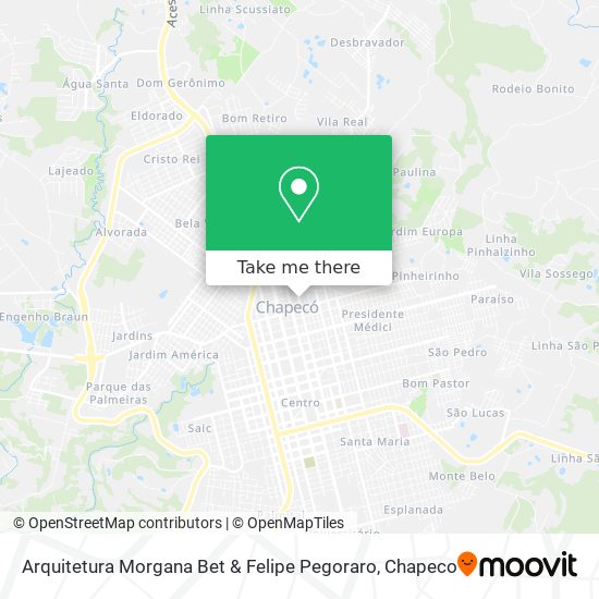 Arquitetura Morgana Bet & Felipe Pegoraro map