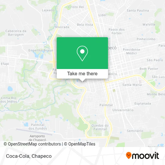 Coca-Cola map
