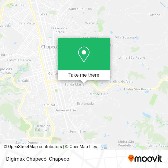 Digimax Chapecó map