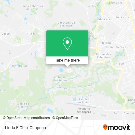 Linda E Chic map