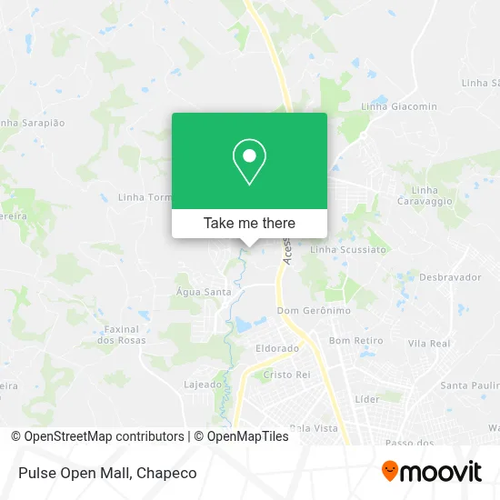 Pulse Open Mall map