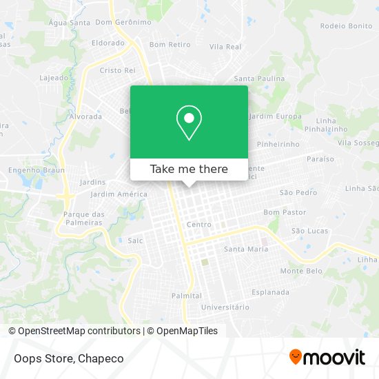 Oops Store map