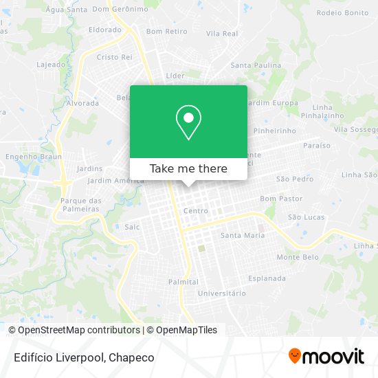 Edifício Liverpool map