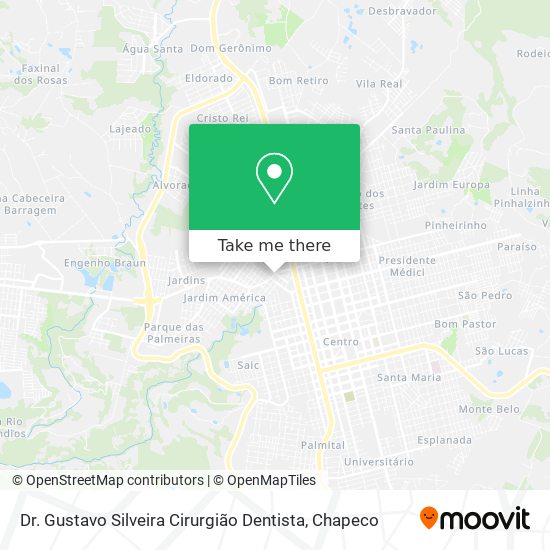 Dr. Gustavo Silveira Cirurgião Dentista map