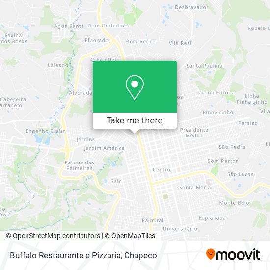 Buffalo Restaurante e Pizzaria map