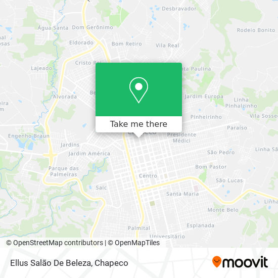 Mapa Ellus Salão De Beleza