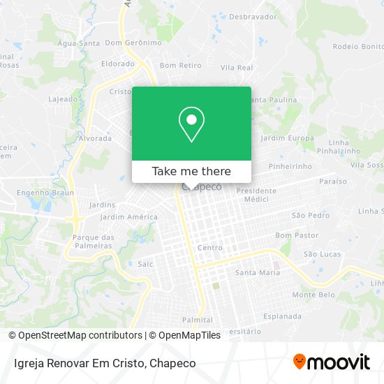 Igreja Renovar Em Cristo map