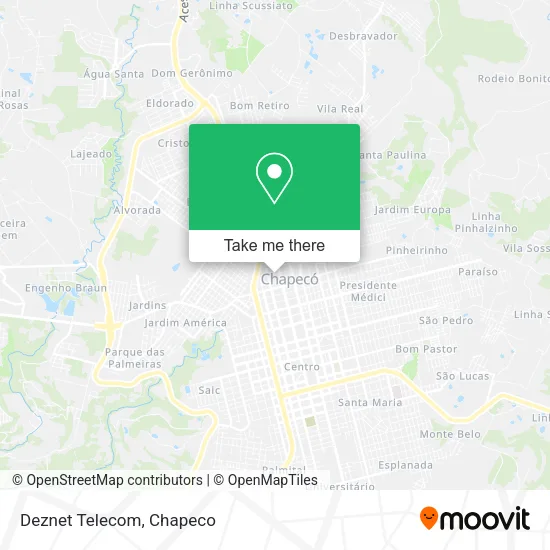 Deznet Telecom map